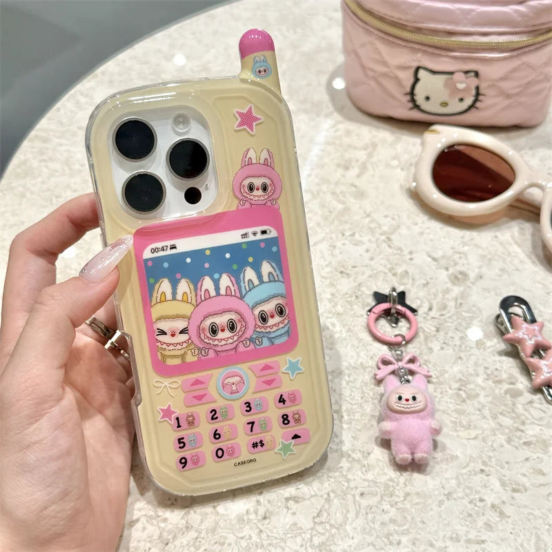 Labubu iphone Case With Chain