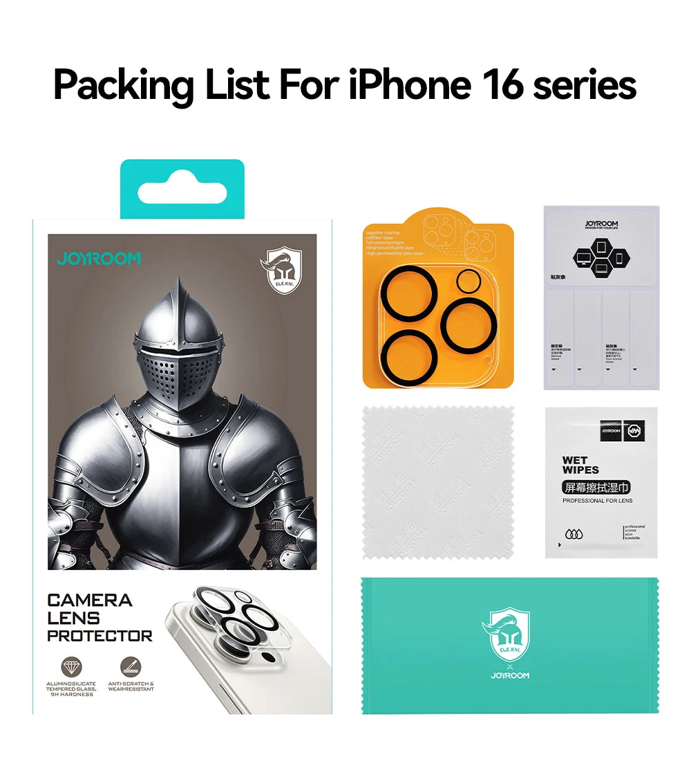 Joyroom HD Lens Protective Glass For iPhone Camera Lenses