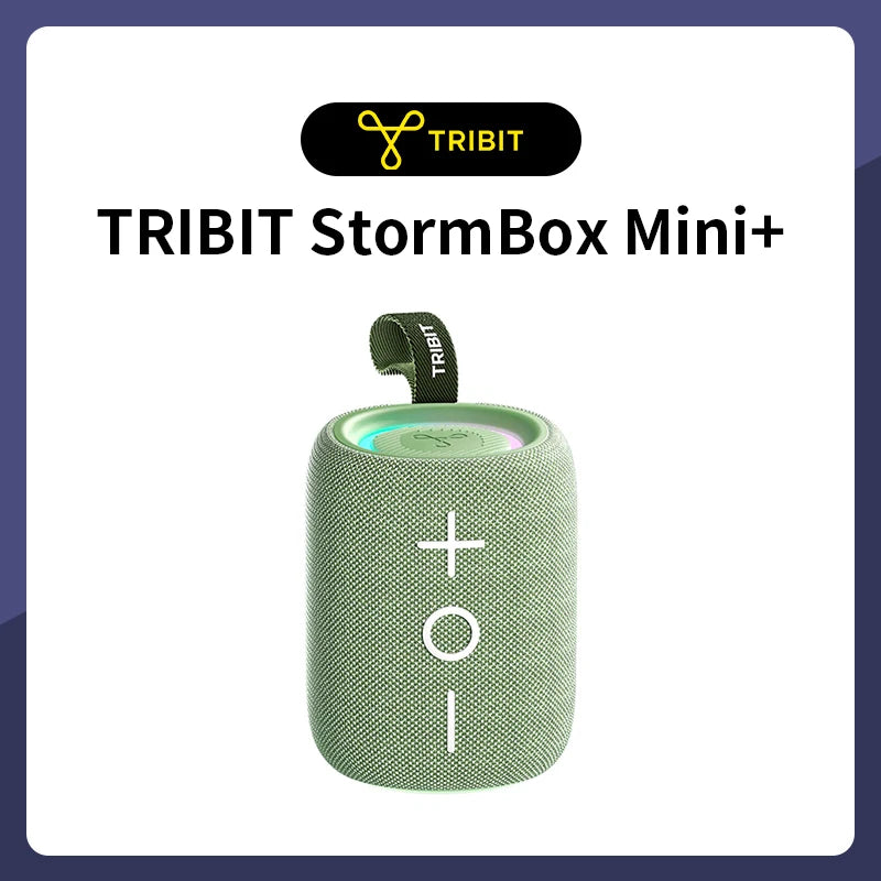 TRIBIT StormBox Mini Bluetooth Speaker, 12 Hours playtimes,Waterproof,