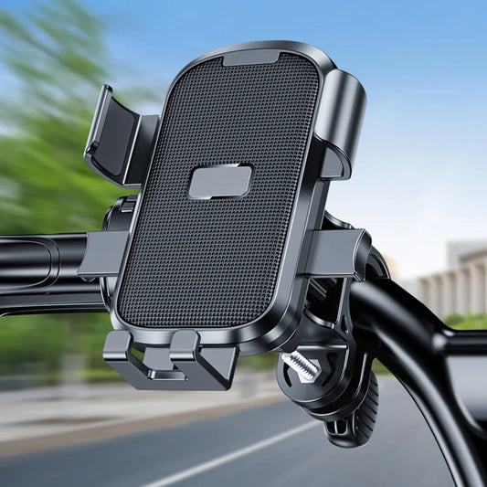 Electric Bike Riding Mobile Phone Holder, Bicycle Motorcycle Navigation Holder, Car Mounted Shock Absorber Holder