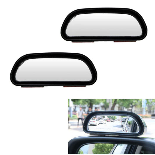Pair Car Side Blind Spot Mirror Adjust Wide Angle Rear View HD Auxiliary Parking-2