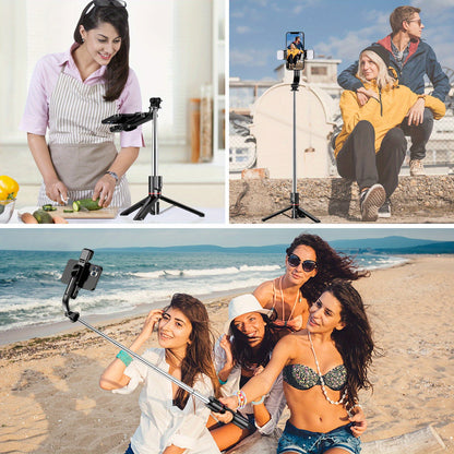 45 Inch Extra Long Flexible Phone Tripod 1pc Selfie Stick With Two Fill Light, Upgraded Tripod, Detachable Remote Compatible With IPhone 14/14 Pro/13/13 Pro/12/12 Pro/11/11 Pro/XS Max/XS/XR/X/8/7 And Android Smartphones