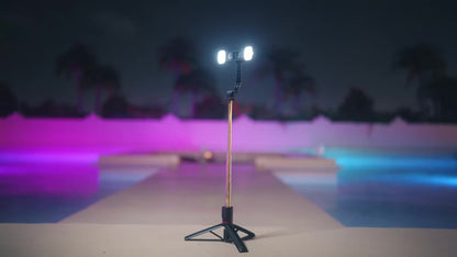 45 Inch Extra Long Flexible Phone Tripod 1pc Selfie Stick With Two Fill Light, Upgraded Tripod, Detachable Remote Compatible With IPhone 14/14 Pro/13/13 Pro/12/12 Pro/11/11 Pro/XS Max/XS/XR/X/8/7 And Android Smartphones