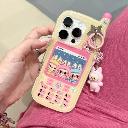 Labubu iphone Case With Chain
