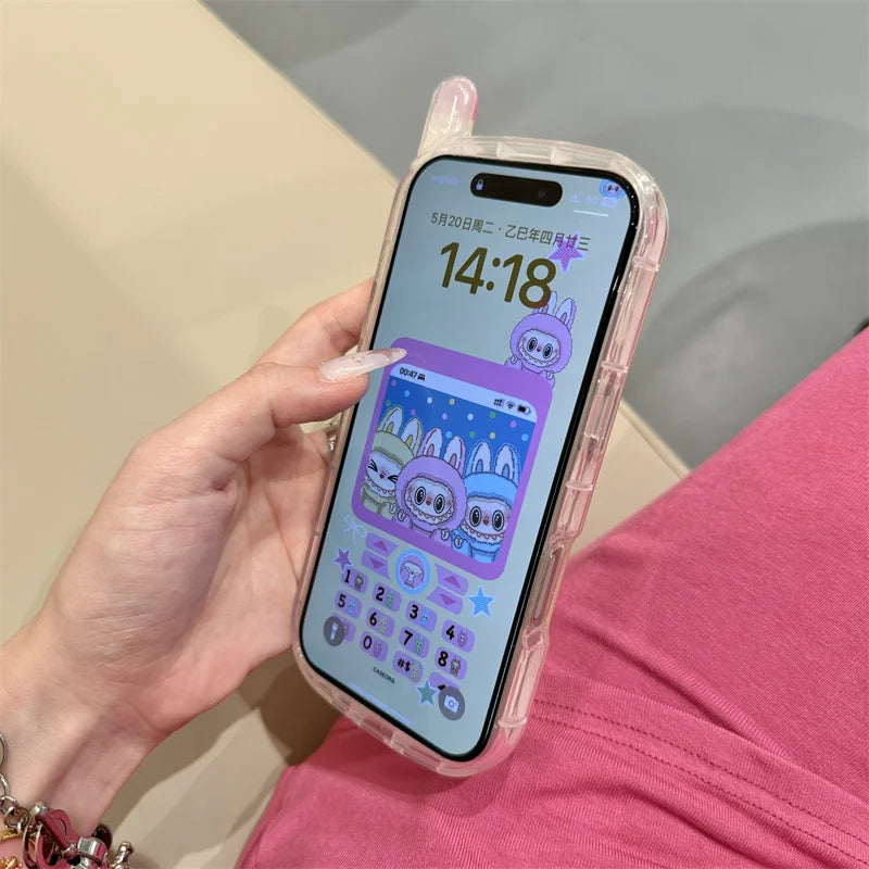 Labubu iphone Case With Chain