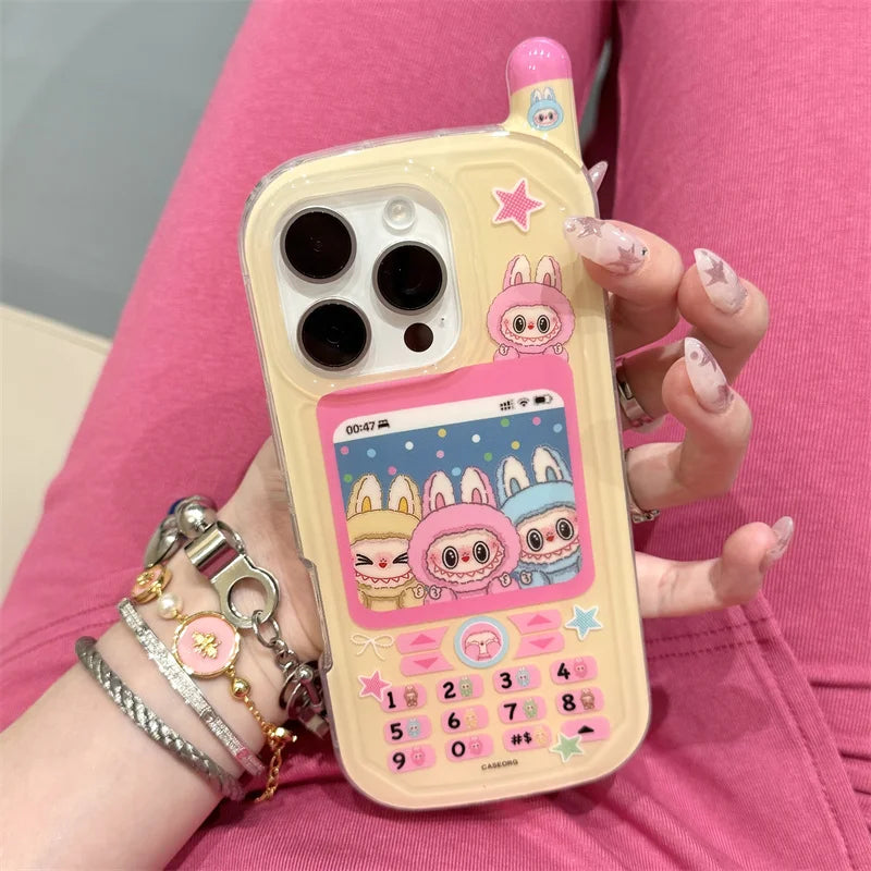 Labubu iphone Case With Chain