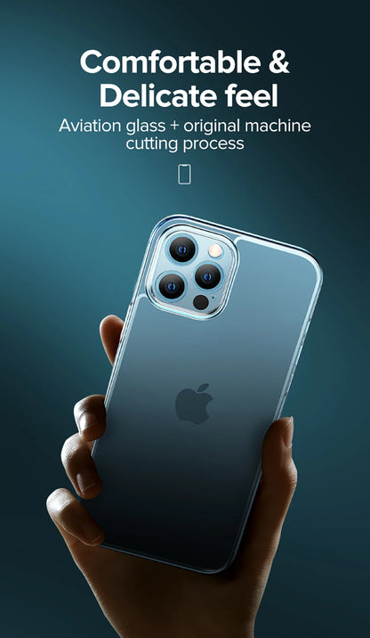 Joyroom For iPhone 17 Pro Max Case Transparent Clear Case For iPhone 16 15 14 Pro Max Anti Yellow Full Lens Transparent Cover