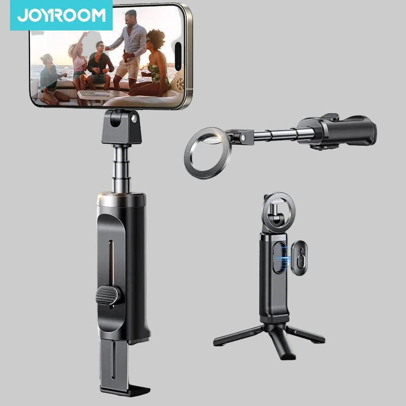 Joyroom Airplane Phone Holder Magnetic Selfie Stick for iPhone Universal Airplane Phone Mount Plane Phone Stand for Desk ZS509