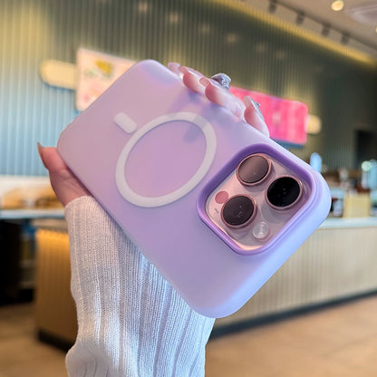 Candy Color Liquid Silicone Shockprood Magnetic Phone Case