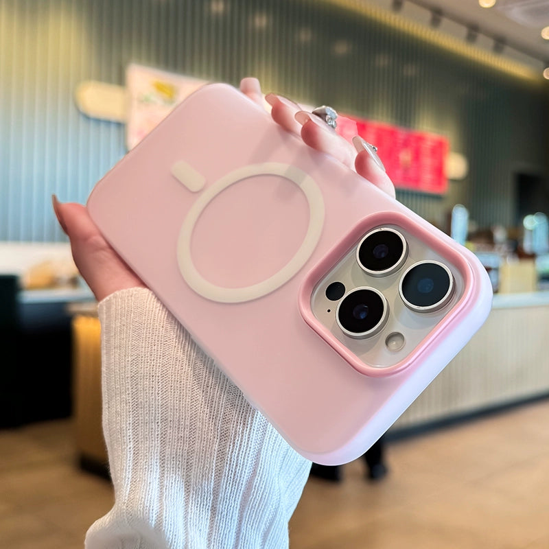 Candy Color Liquid Silicone Shockprood Magnetic Phone Case