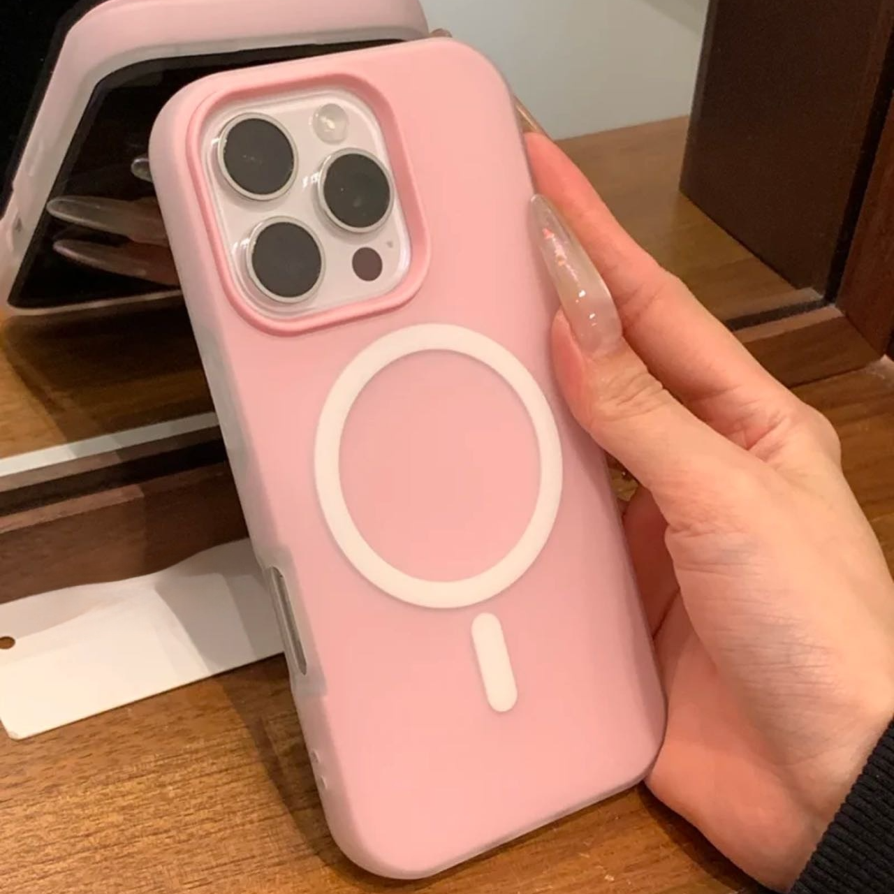 Candy Color Liquid Silicone Shockprood Magnetic Phone Case