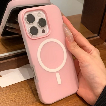 Candy Color Liquid Silicone Shockprood Magnetic Phone Case