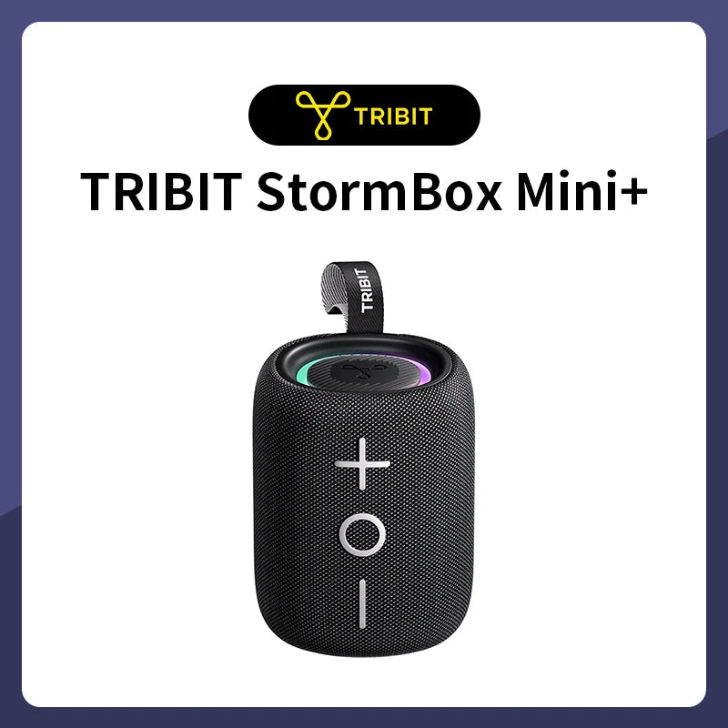 TRIBIT StormBox Mini Bluetooth Speaker, 12 Hours playtimes,Waterproof,