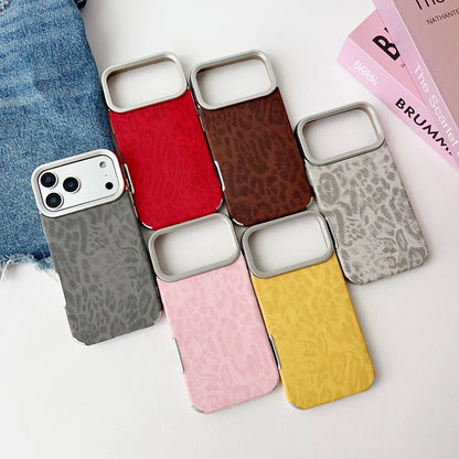 Luxury Leopard Print Phone Case For iPhone 11 12 13 14 15 16 17 Pro Max Air Plus Business Shockproof Soft TPU Bumper Back Cover