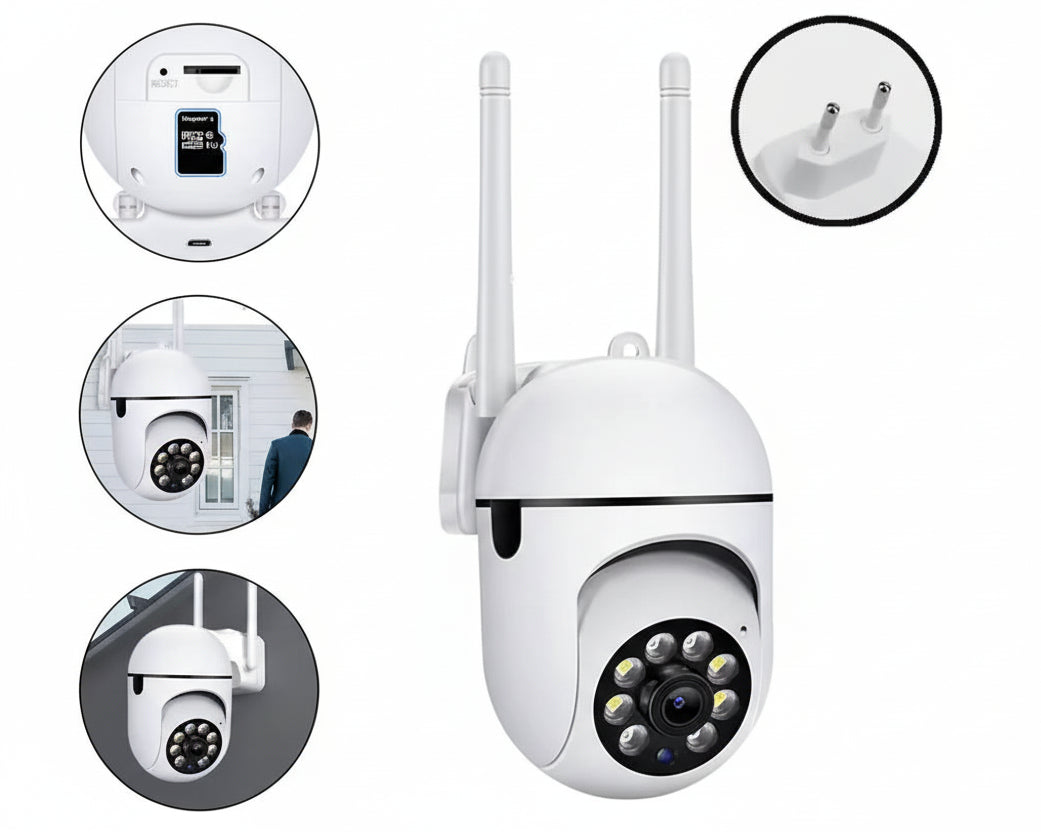 iCam365 APP IP Camera Smart Outdoor Home Security WIFI CCTV Surveillance with Color Night Vision Wireless HD 2-Way Audio 1080P