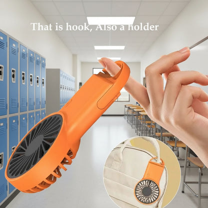 USB Chargeable Handheld Mini Small Portable Hook Fan