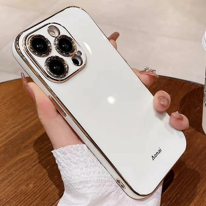 iphone Solid Color Silicone Protective Phone Case