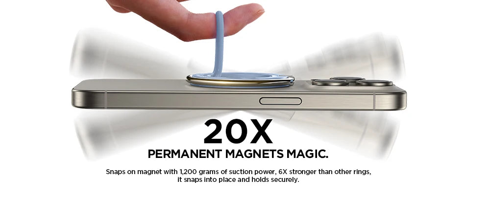 Joyroom Ring Phone Holder Magnetic Kickstand Silicone Ring