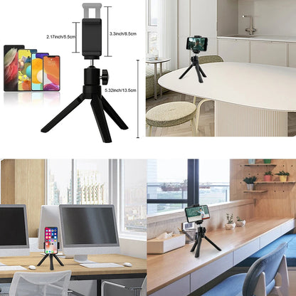 Desktop Projector Stand，Desktop Mobile Phone Holder Tripod Live Support Rack Folding Projector Creative Bedside Stand