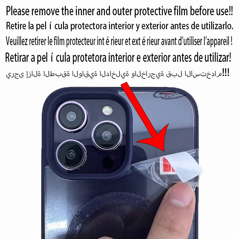 iphone Pink Transparent Acrylic Case