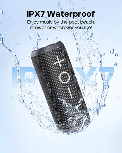 TRIBIT StormBox 2 Portable Bluetooth Speaker, Waterproof Wireless Speaker 24-hrs Playtime For Camping, Hiking