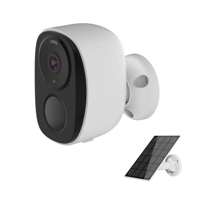 Security Cameras Wireless Outdoor, 2K Battery Powered WiFi Camera AI Motion Siren Spotlight, Color Night Vision, IP66 Waterproof