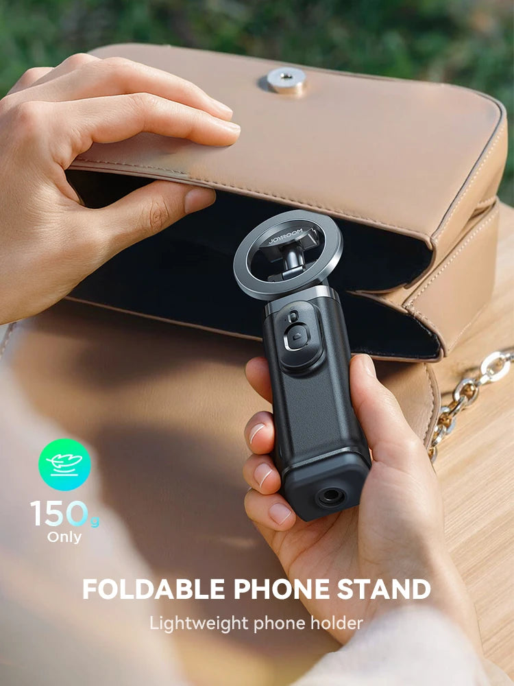 Joyroom Airplane Phone Holder Magnetic Selfie Stick for iPhone Universal Airplane Phone Mount Plane Phone Stand for Desk ZS509