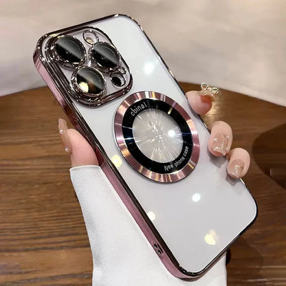 Magnetic Phone Case For iPhone 17 Air 16 15 Pro Max 14 Pro Max Plus Case Silicone Soft Cases For iPhone 13 12 14 15 Back Cover