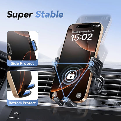 Joyroom Car Air Vent Phone Holder 360° Rotation Car Phone Holder Universal Hands-Free Cell Phone Mount For 4.7-6.9'' Phones