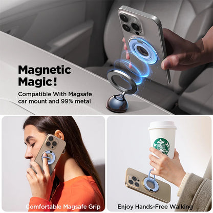 Joyroom Ring Phone Holder Magnetic Kickstand Silicone Ring