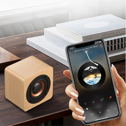 Wooden Bluetooth Speakers Wireless Speaker Sound Bar High Quality Outdoor Music Player Subwoofer