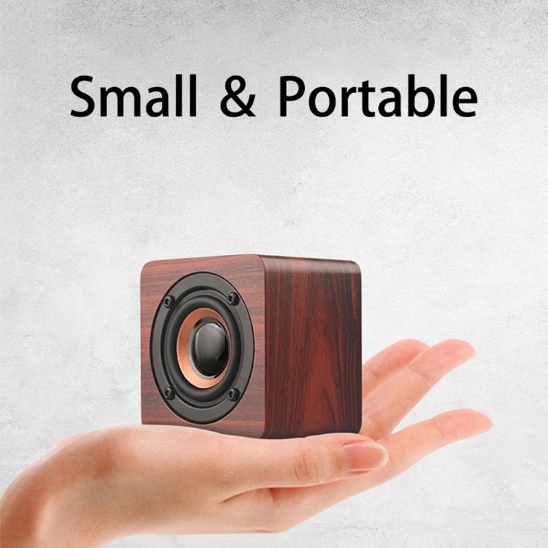 Wooden Bluetooth Speakers Wireless Speaker Sound Bar High Quality Outdoor Music Player Subwoofer