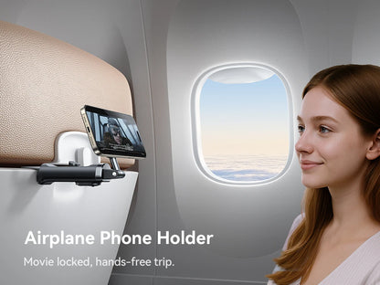Joyroom Airplane Phone Holder Magnetic Selfie Stick for iPhone Universal Airplane Phone Mount Plane Phone Stand for Desk ZS509