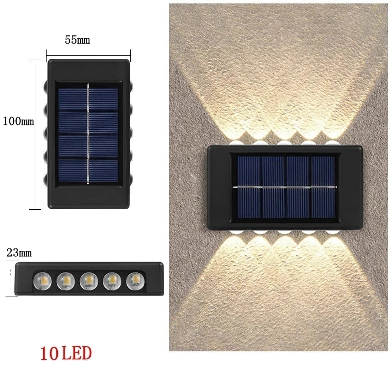 Solar LED Outdoor Light Solar Lighting Sensor Lamp Streetlights Waterproof