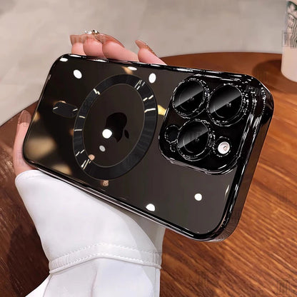 Official Desert Gold Phone Case For iPhone 17 Air 16 15 14 13 12 11 Pro Max Plus Clear Magsafe Magnetic Lens Protect Soft Cover