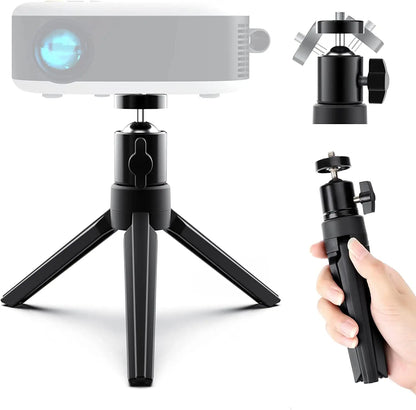 Desktop Projector Stand，Desktop Mobile Phone Holder Tripod Live Support Rack Folding Projector Creative Bedside Stand