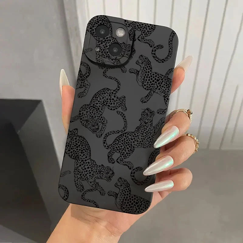 iphone Pink Leopard Print Pattern Phone Case
