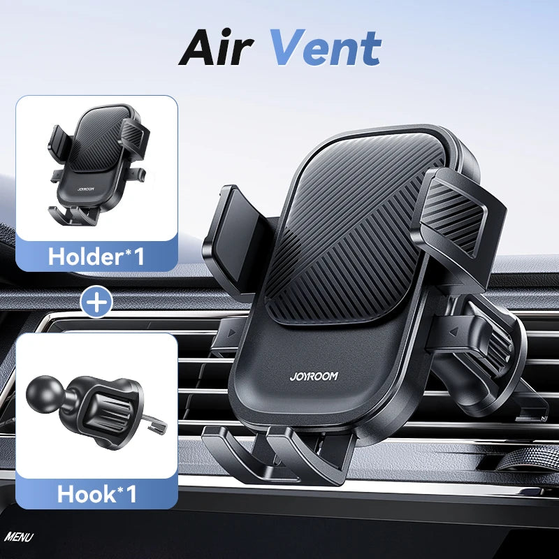 Joyroom Car Air Vent Phone Holder 360° Rotation Car Phone Holder Universal Hands-Free Cell Phone Mount For 4.7-6.9'' Phones