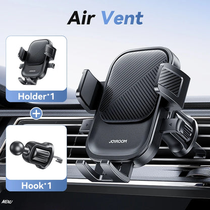 Joyroom Car Air Vent Phone Holder 360° Rotation Car Phone Holder Universal Hands-Free Cell Phone Mount For 4.7-6.9'' Phones