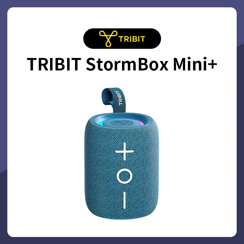 TRIBIT StormBox Mini Bluetooth Speaker, 12 Hours playtimes,Waterproof,