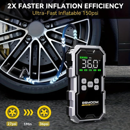Cordless Car Jump Starter with Air Compressor-3