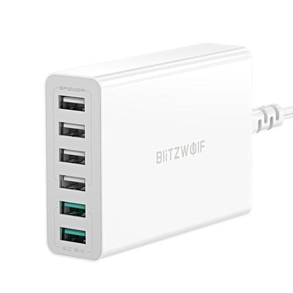 60W Dual QC3.0 6 Port USB PD Phone Charger for iphone for huawei Mobile Phone Chargers Accessories USB Fast Charging-0